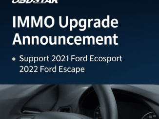 OBDSTAR IMMO Upgrade Announcement