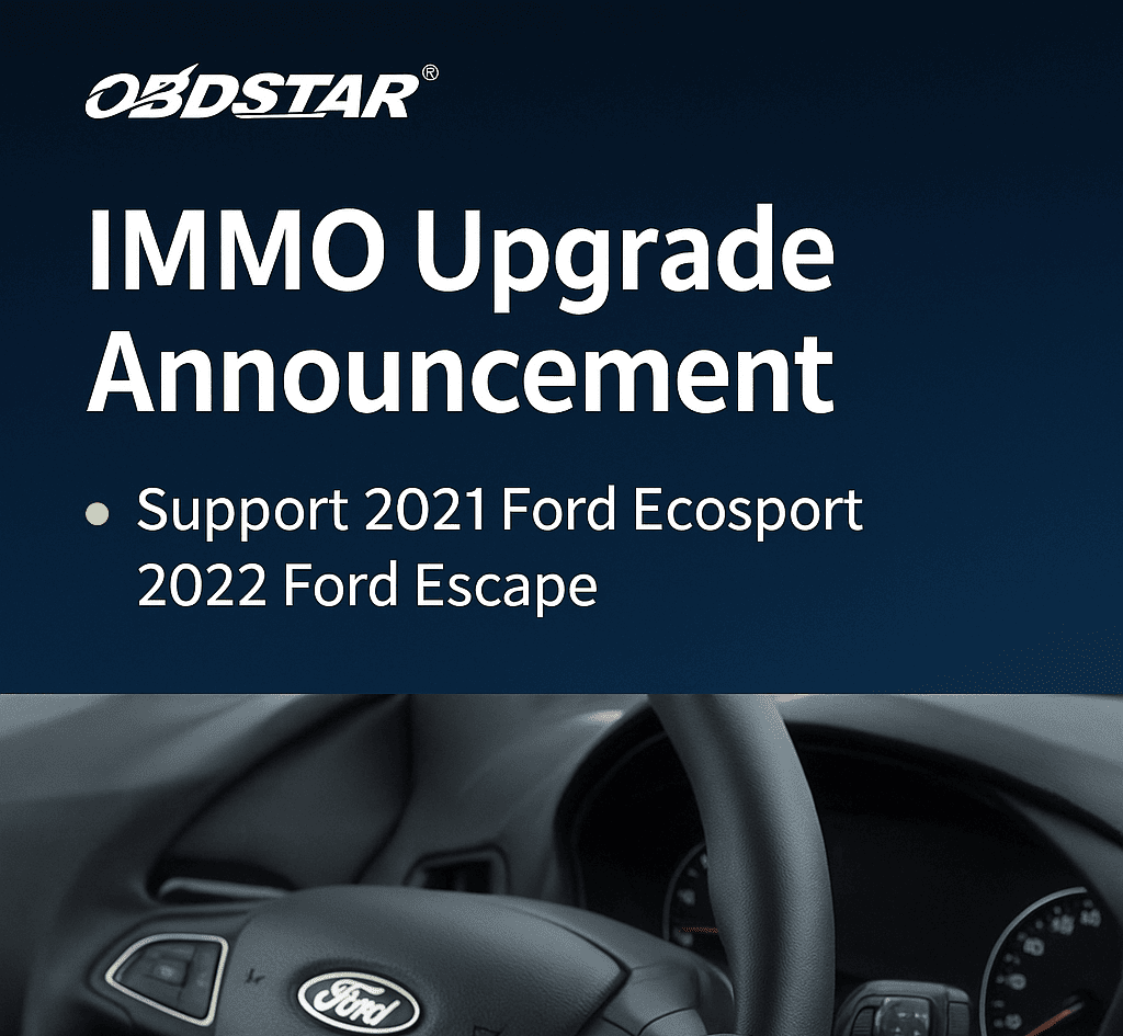 OBDSTAR IMMO Upgrade Announcement