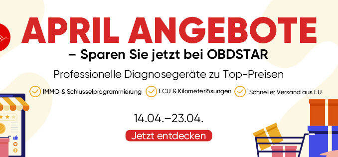 OBDSTAR April 2026 Flash Sale