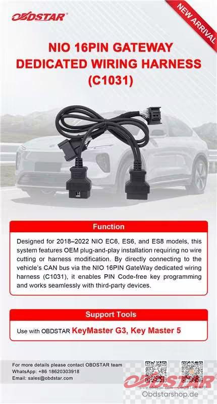 OBDSTAR C1031 Wiring HARNESS