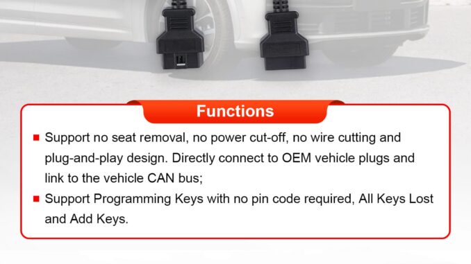OBDSTAR C1032 Wiring HARNESS