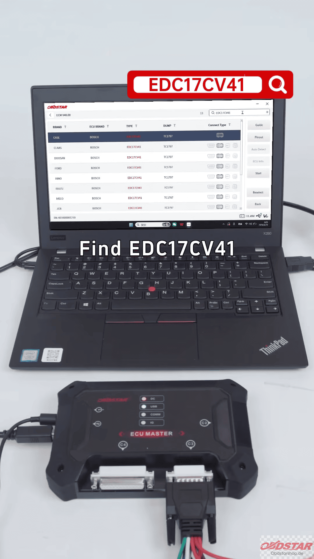 OBDSTAR ECU MASTER