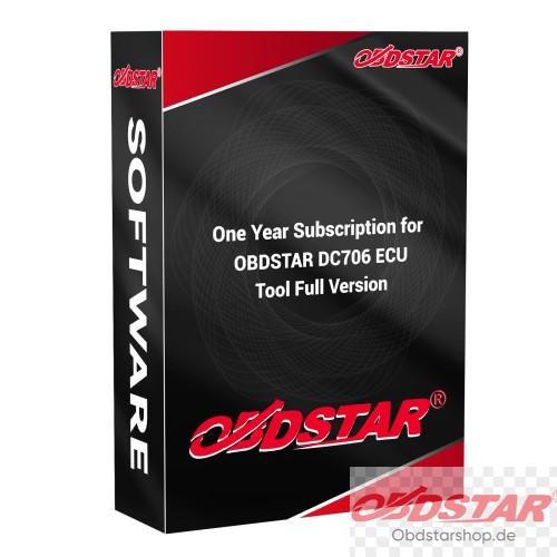 OBDSTAR device subscription