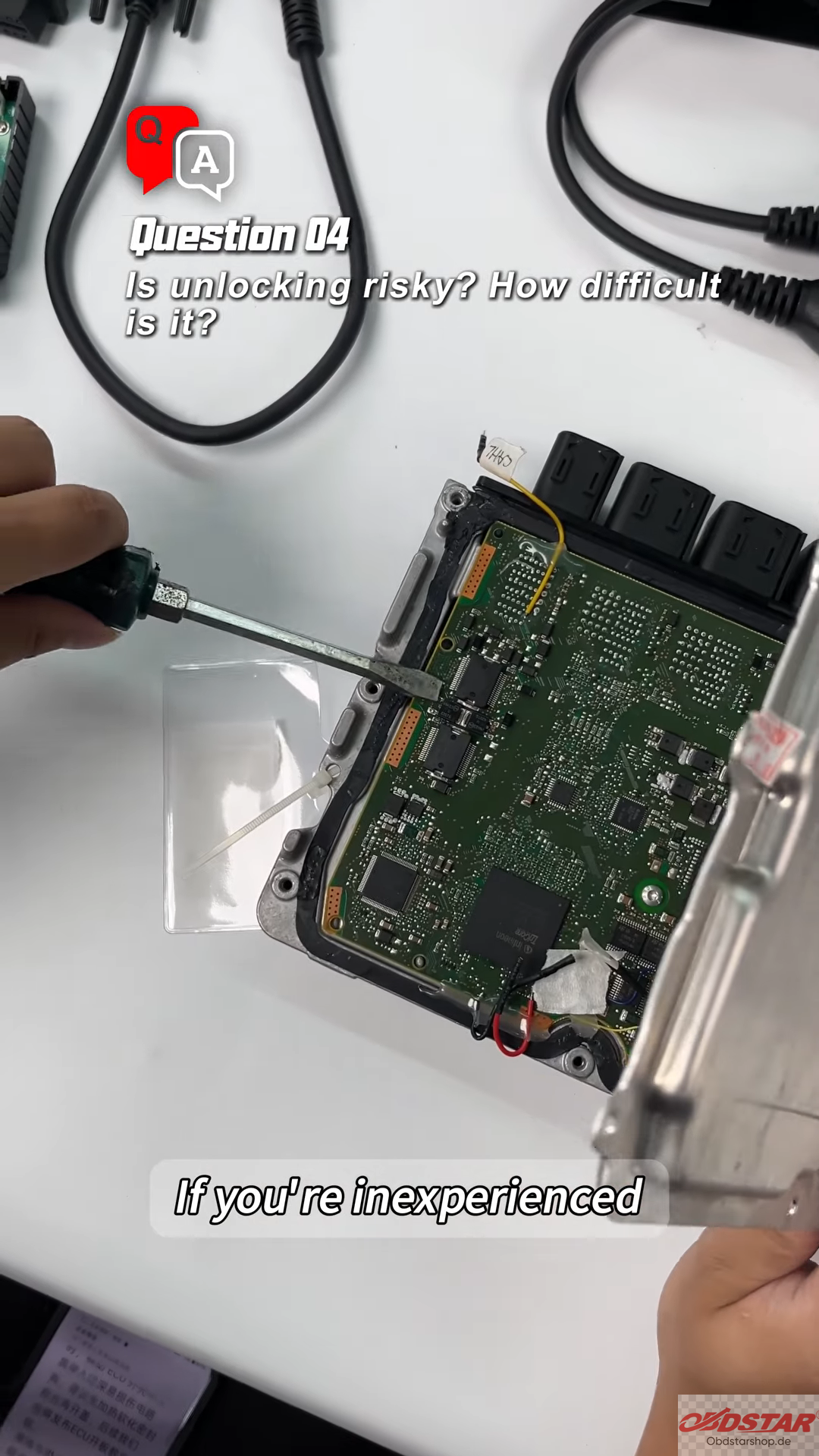 Open the ECU Carefully