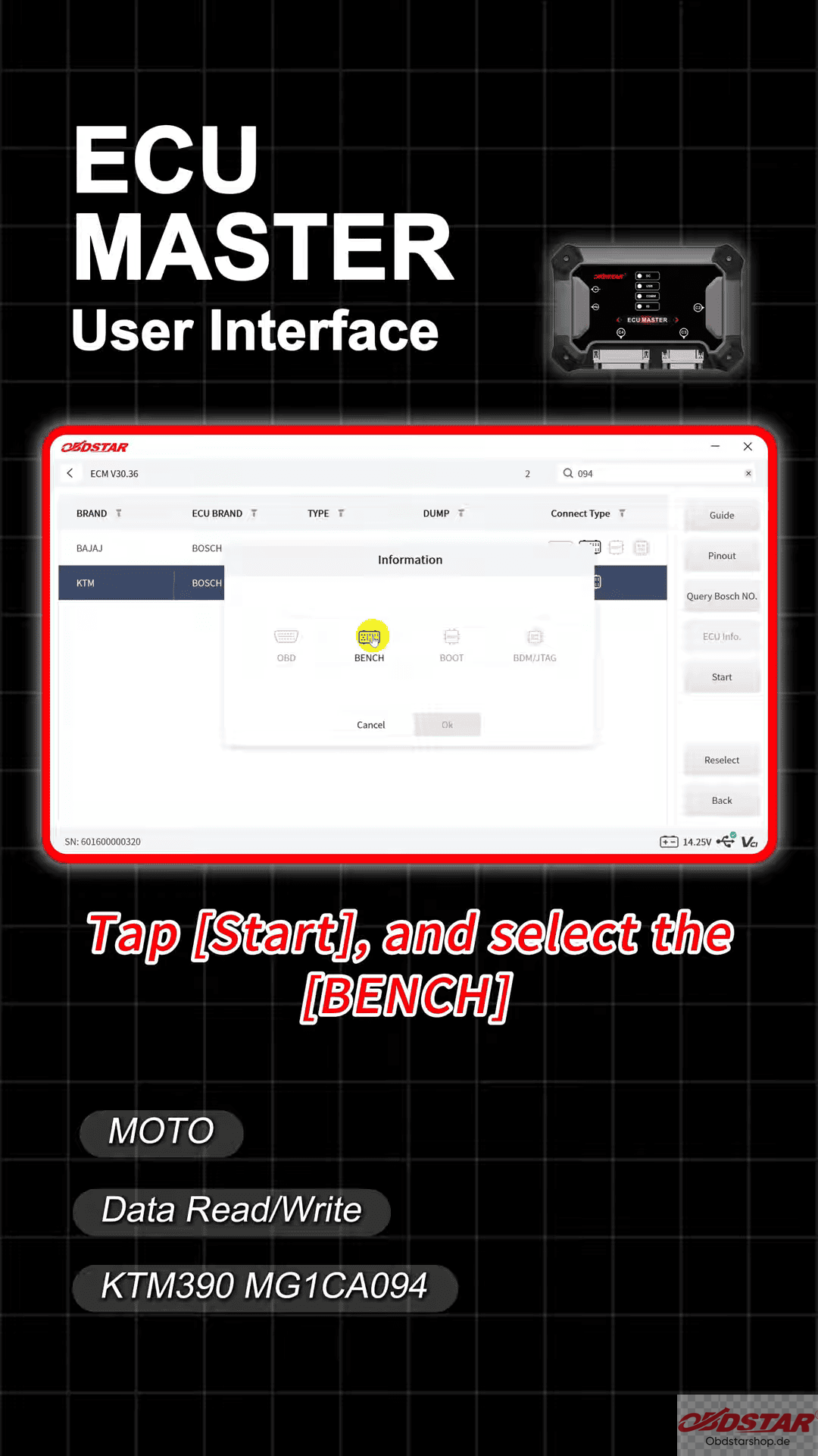 OBDSTAR ECU MASTER