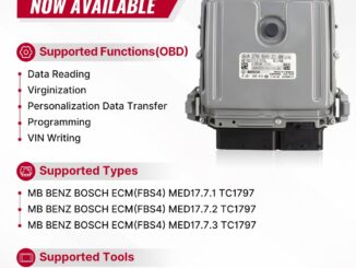 OBDSTAR MB FBS4 VIRGINIZATION NOW AVAILABLE