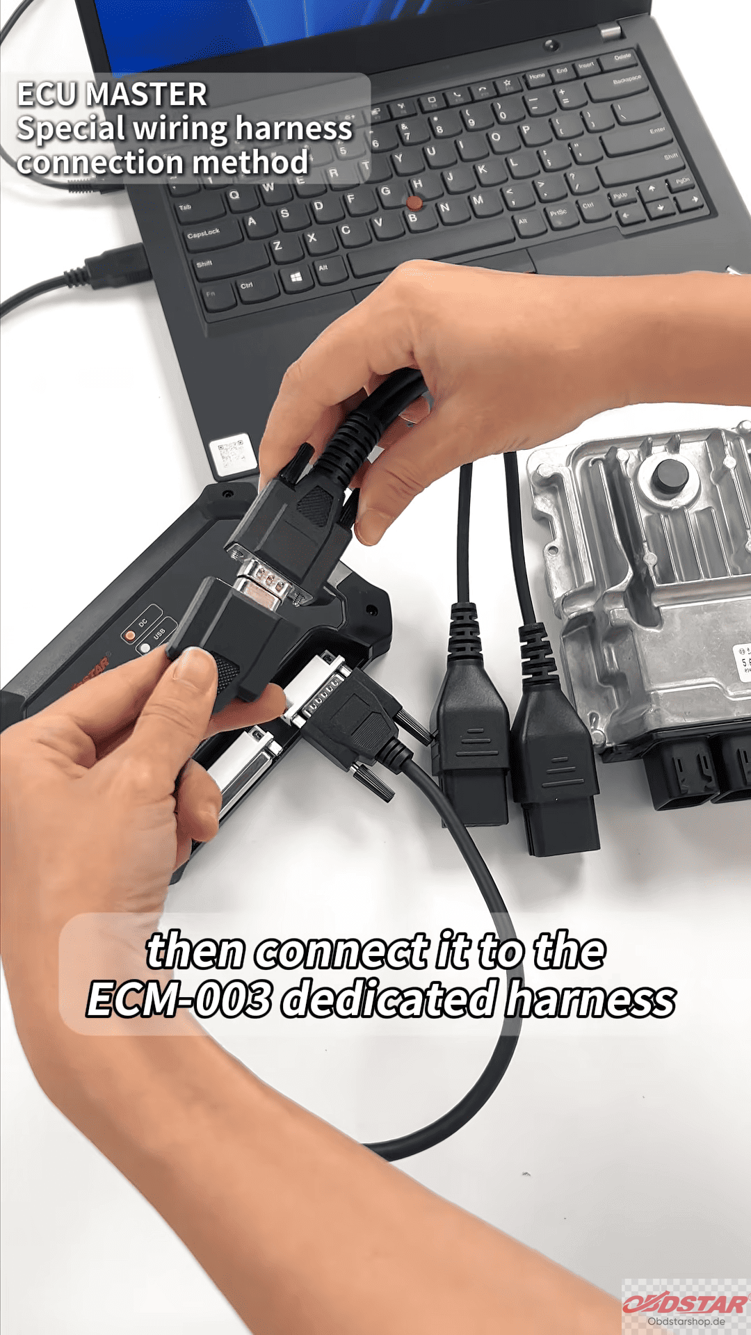 ECU MASTER Special wiring harness connection method