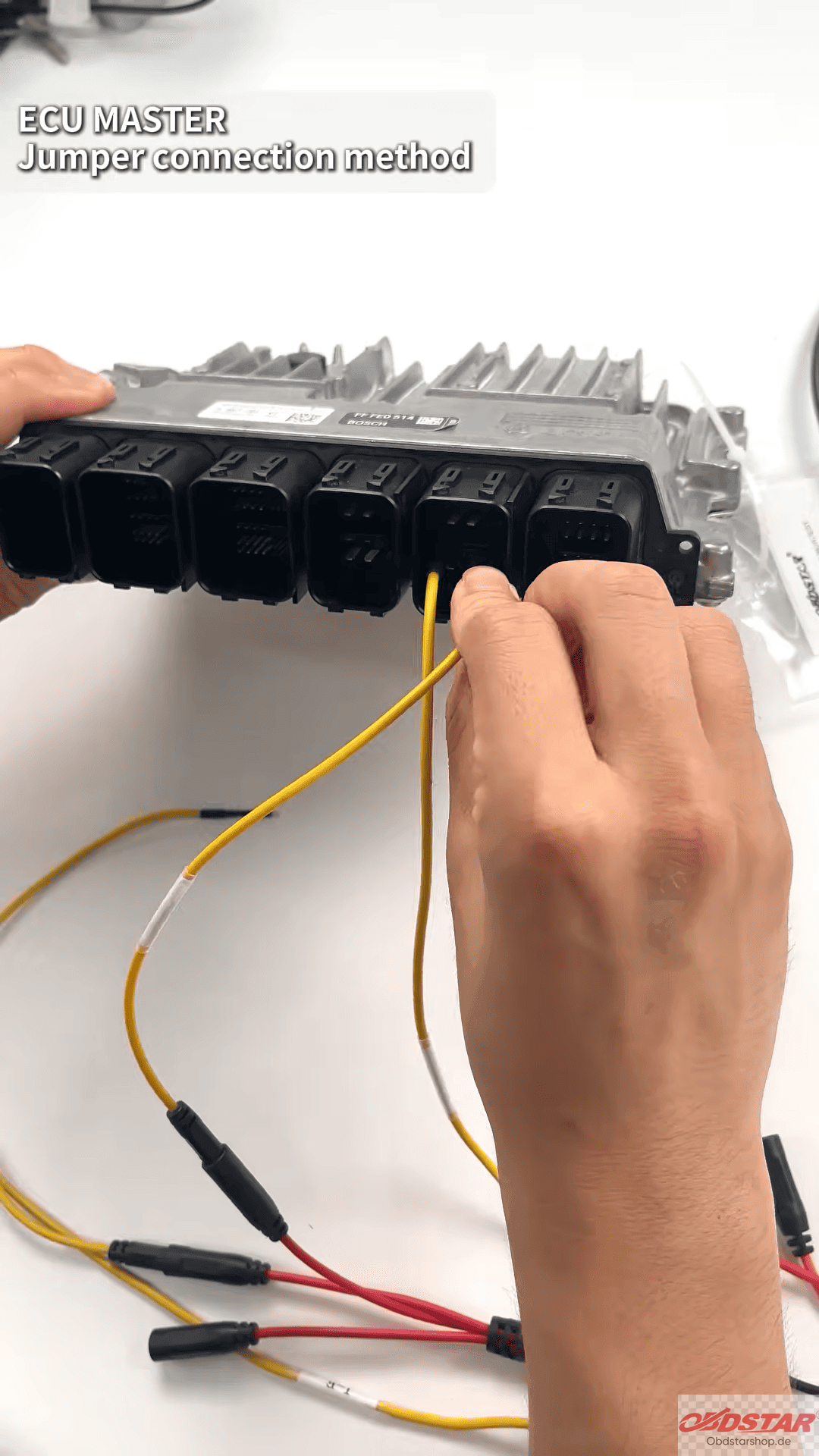 OBDSTAR ECU MASTER Jumper connection method