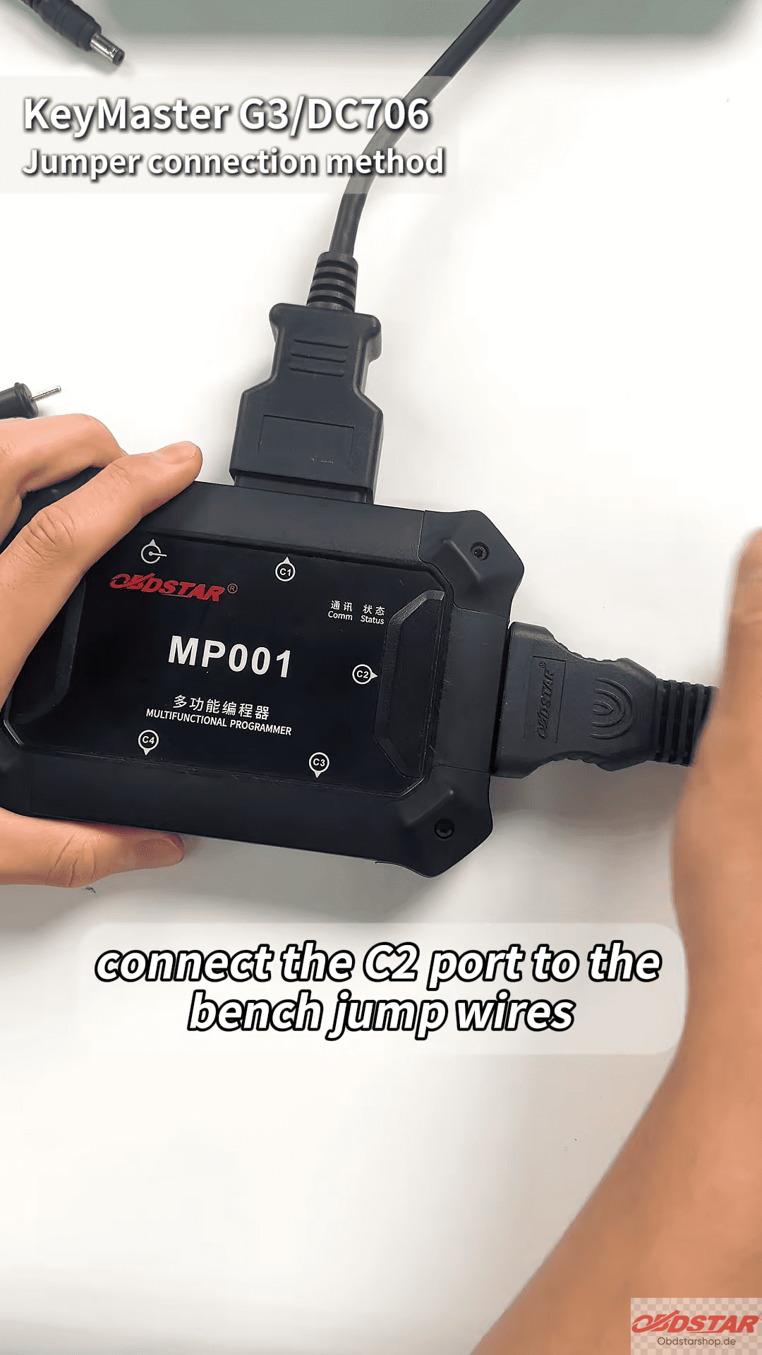 KEYMASTER G3/DC706 Jumper connection method